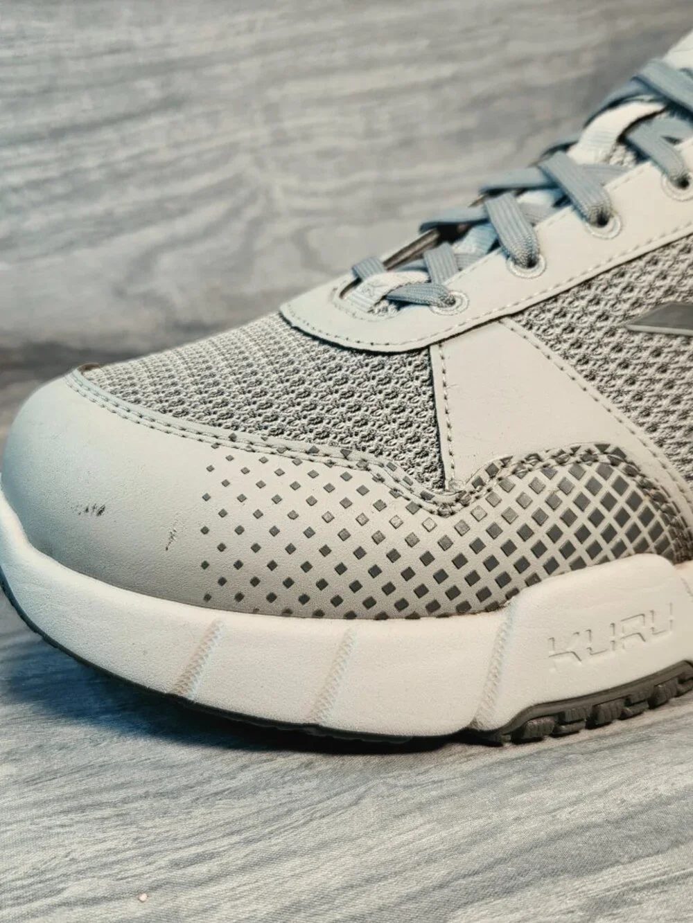 Kuru Quantum 2.0 Wide Mens Size 10 Gray Athletic Running Walking Shoes Sneakers